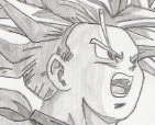 Trunks Powering Up